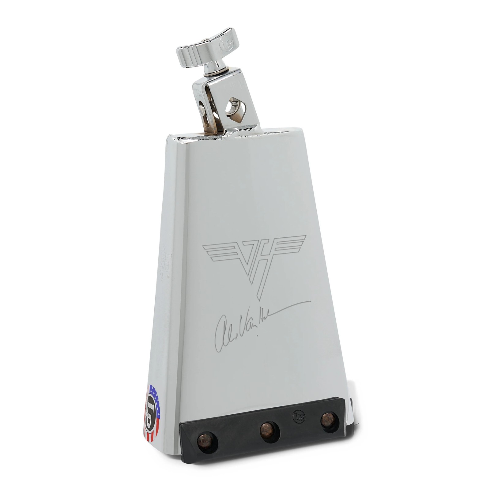 Latin Percussion LP206AVH Alex Van Halen Signature Cowbell, 8", Chrome