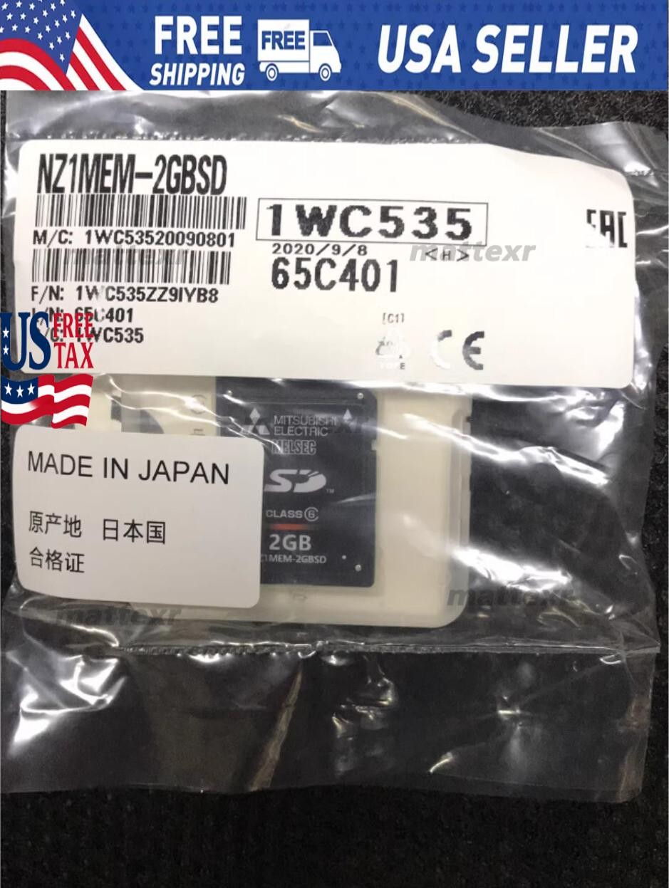 1PC New Mitsubishi NZ1MEM-2GBSD NZ1MEM2GBSD 2GB Memory Card Free Ship #TT