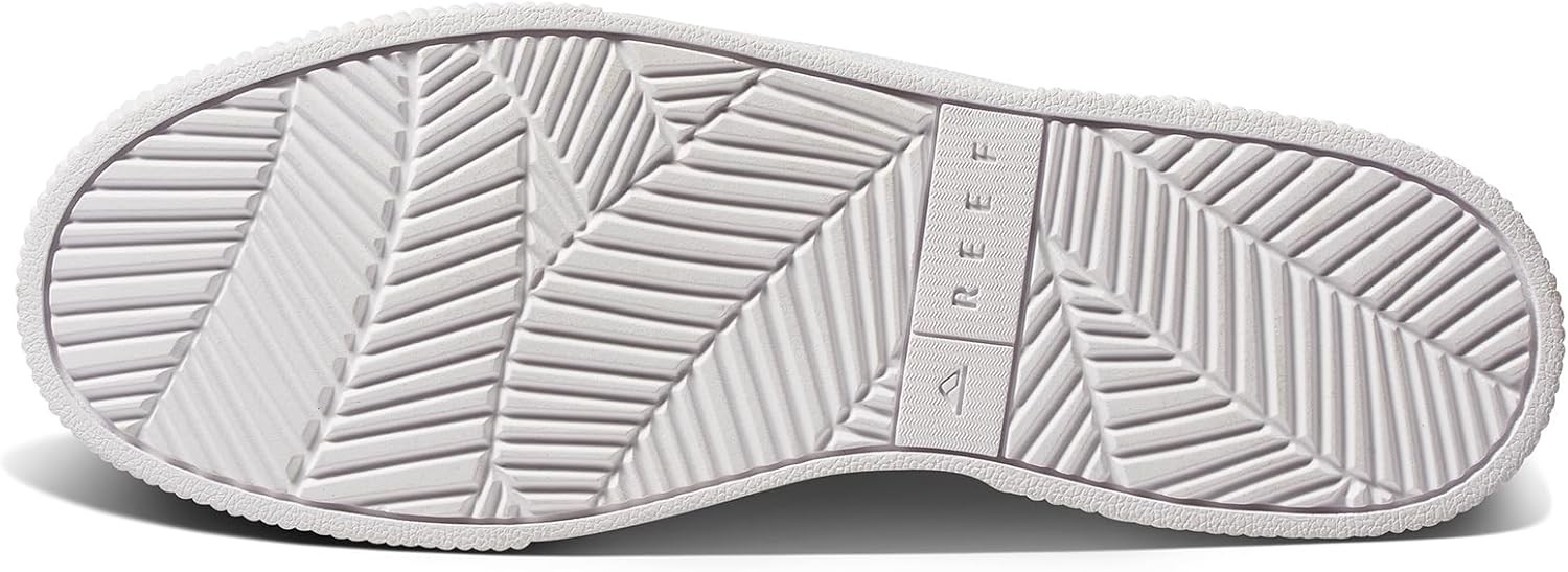 Reef Women's Lay Day Seas Sneaker White Leather 5M