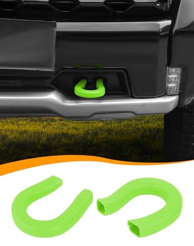 Tow Hook Covers Fit for 2014-2024 2025 Chevy Silverado/GMC-Sierra Front Green