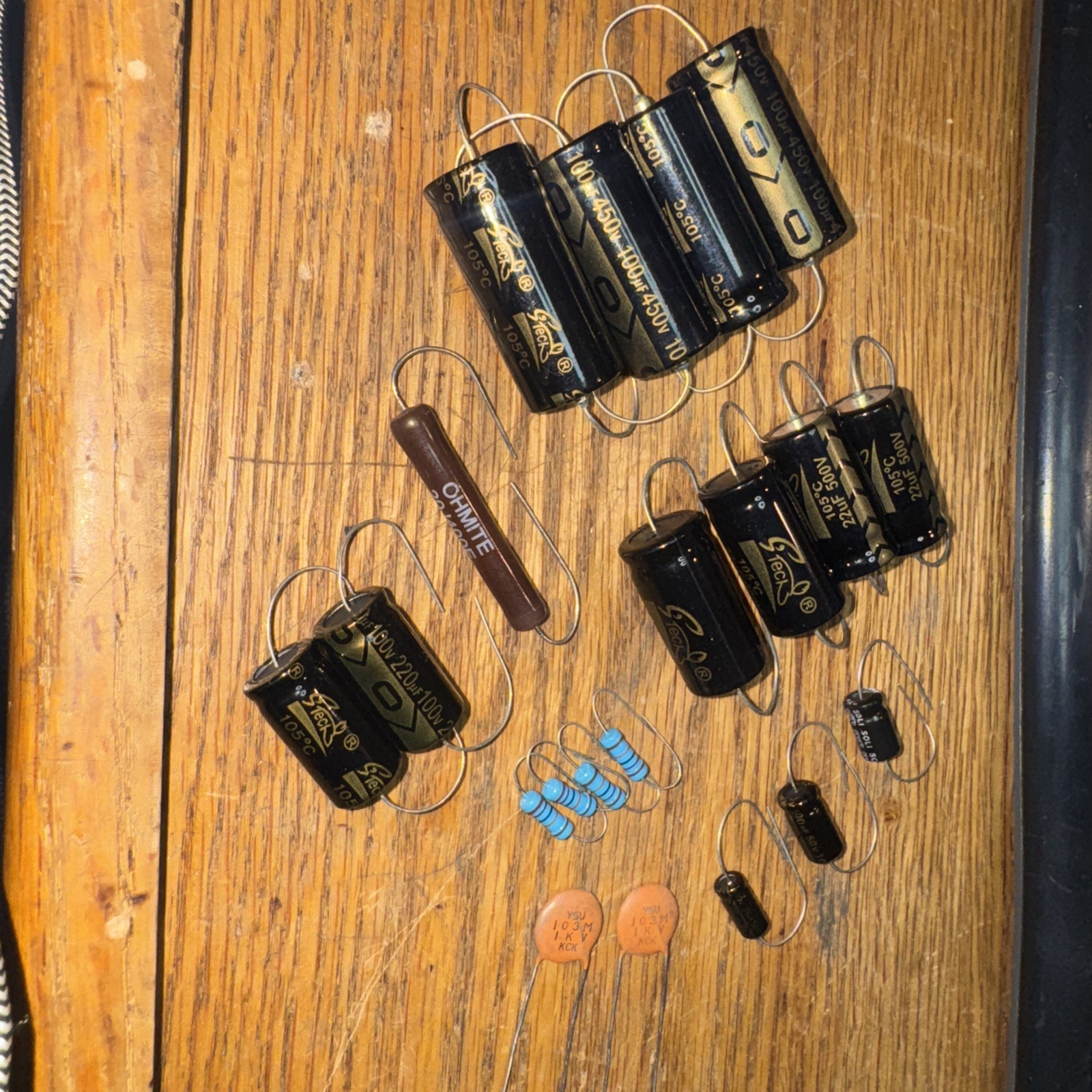 Peavey Butcher 1st Generation Complete Electrolytic Capacitor Recap Kit