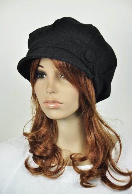 Fashion Cotton Women's Spring & Autumn Causal Visor Brim Hat Beanie R01 3-Color