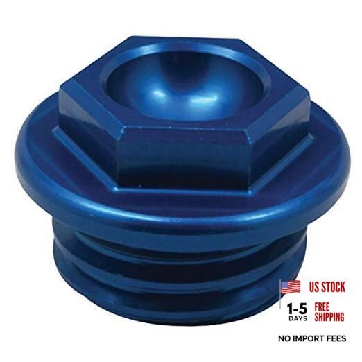 Works Connection Oil Filler Plug - Blue 24-002 - Model 24-002