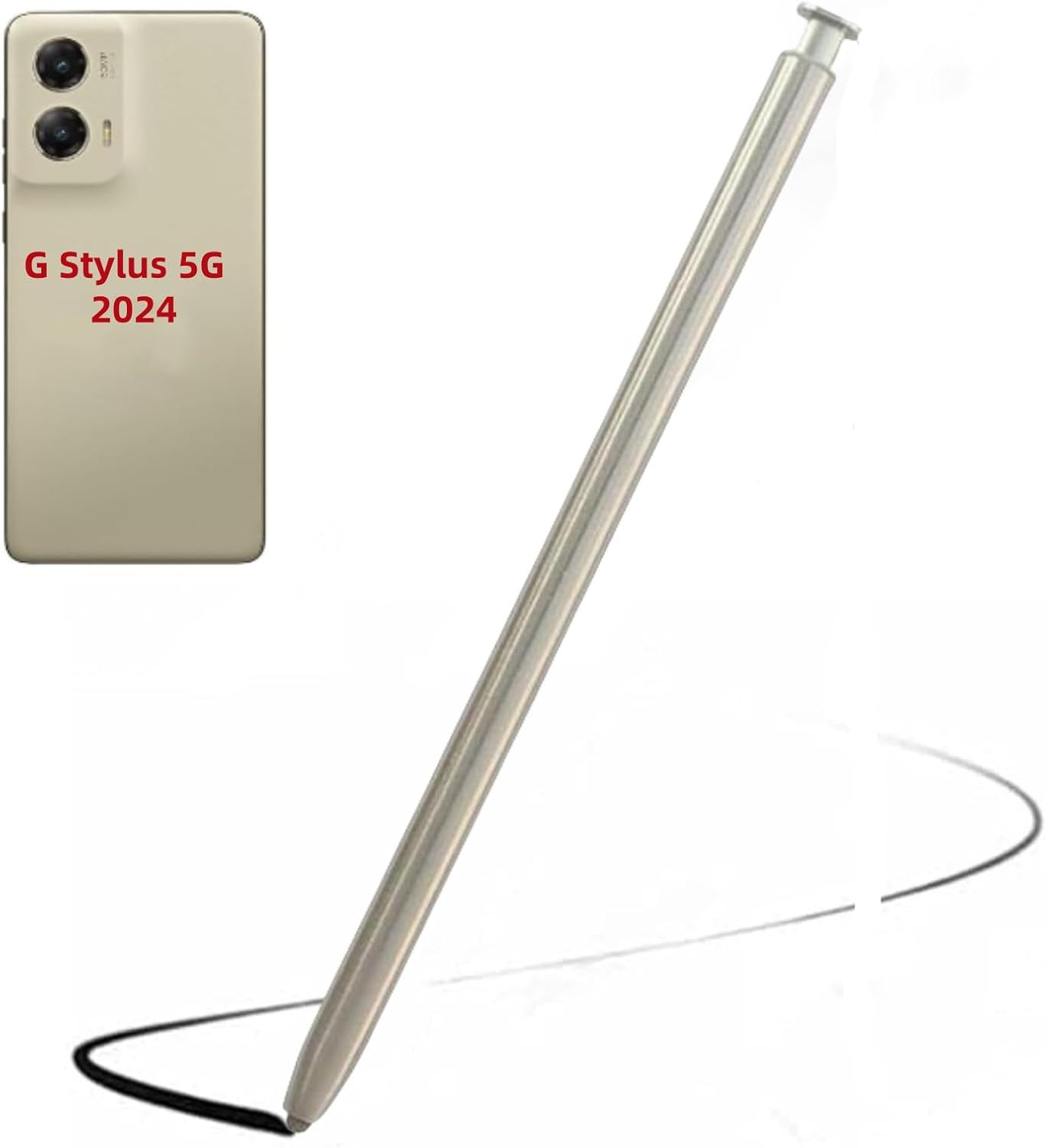 Stylus Pen for Moto G Stylus 5G 2024 Caramel Latte, Touch Screen Stylus Pen Repl