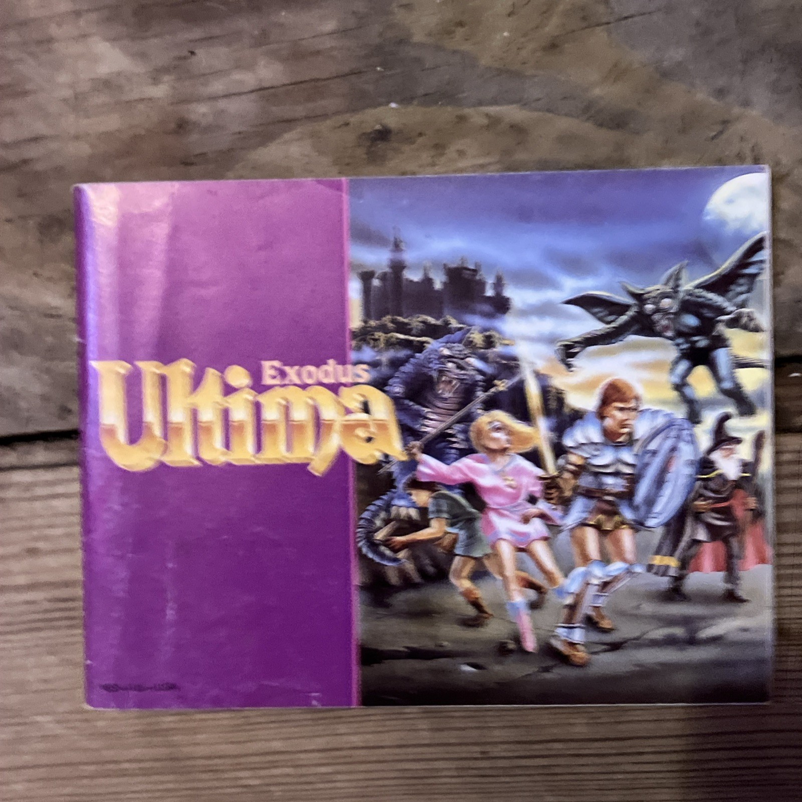 Exodus Ultima Nintendo NES Authentic Manual