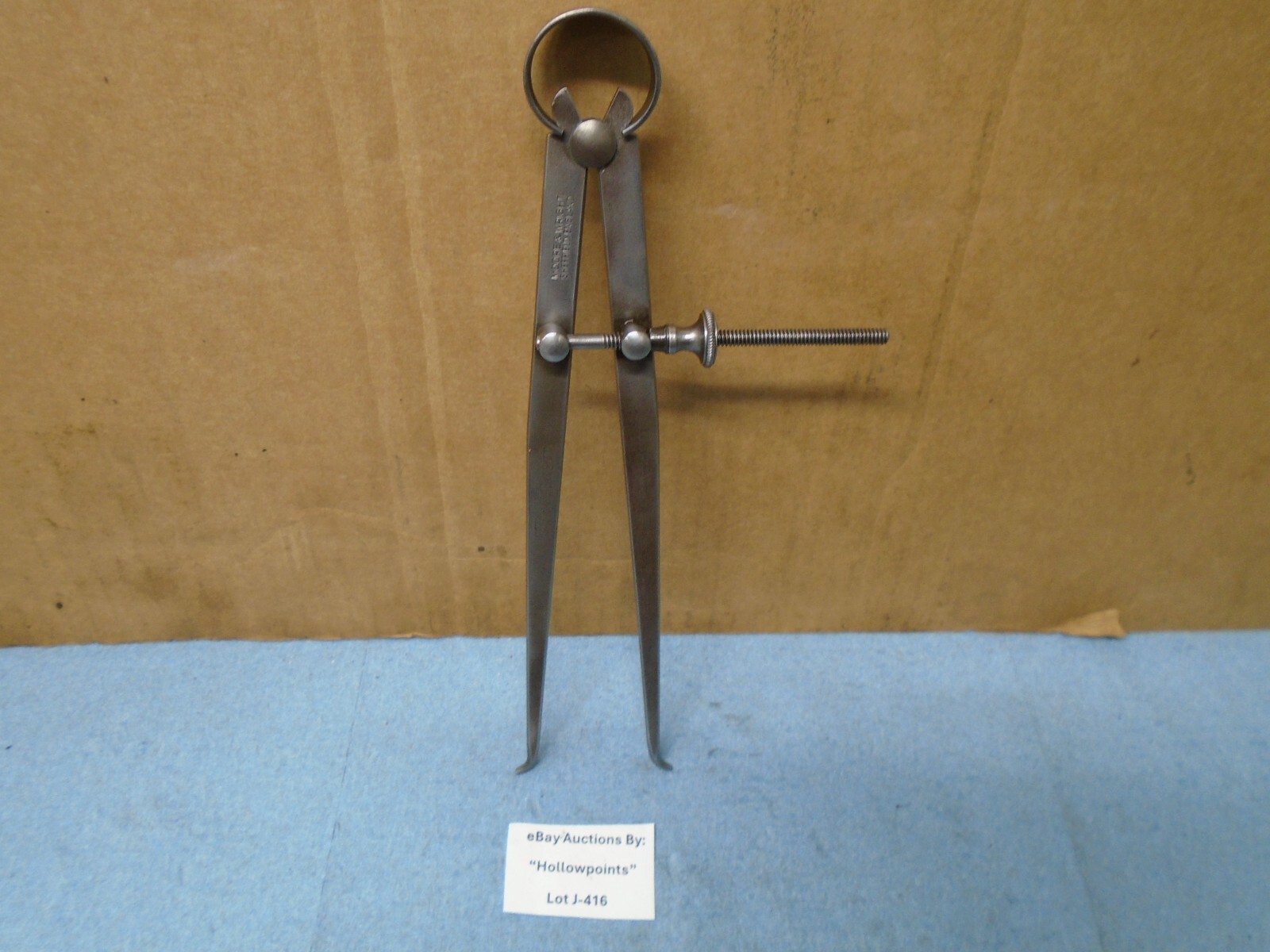 Moore & Wright England Spring Type Inside Calipers 8" Size for Machinist J416