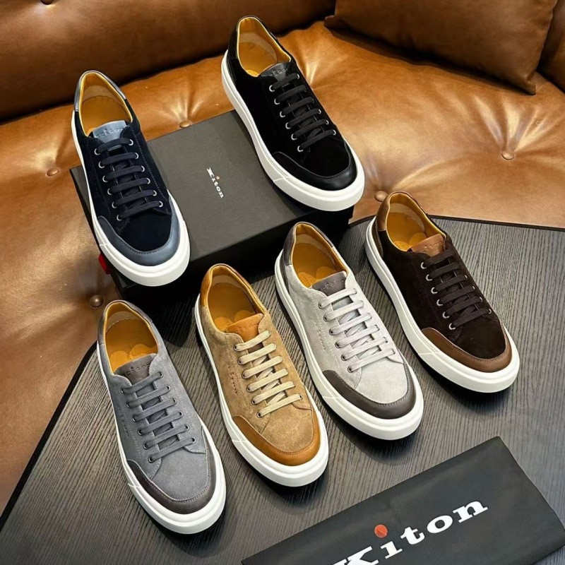 kiton Men's Casual Fashion Board Shoes