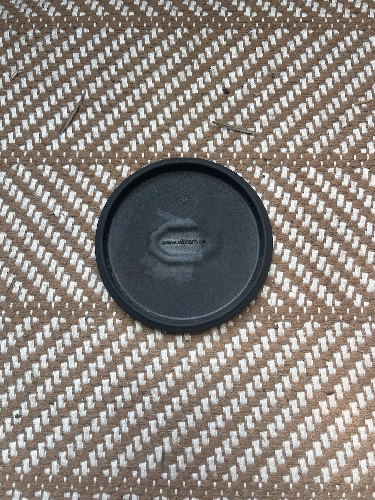 Vibram black mini disc disc golf mini vibram