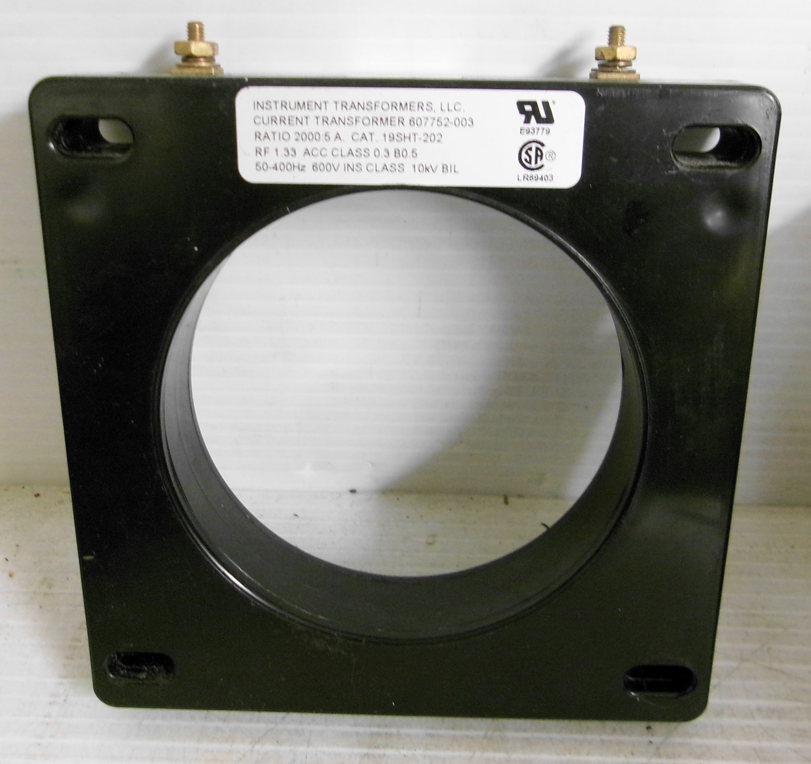 Instrument Transformers 004614925 Current Transformer Ratio 2000:5 A 50-400Hz