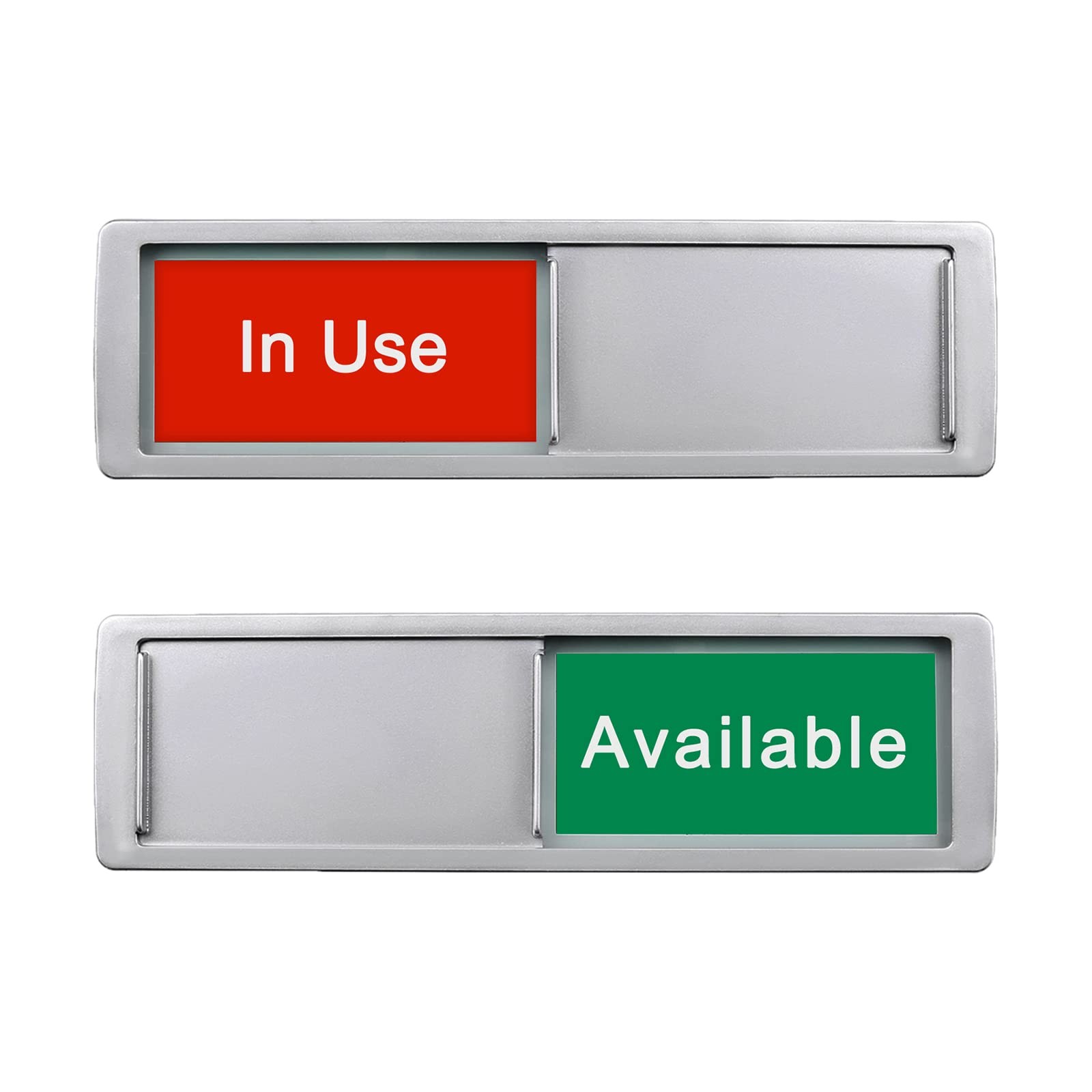 Vacant Occupied Slider Door Sign 7x2 inch In Use Available Privacy Indicator