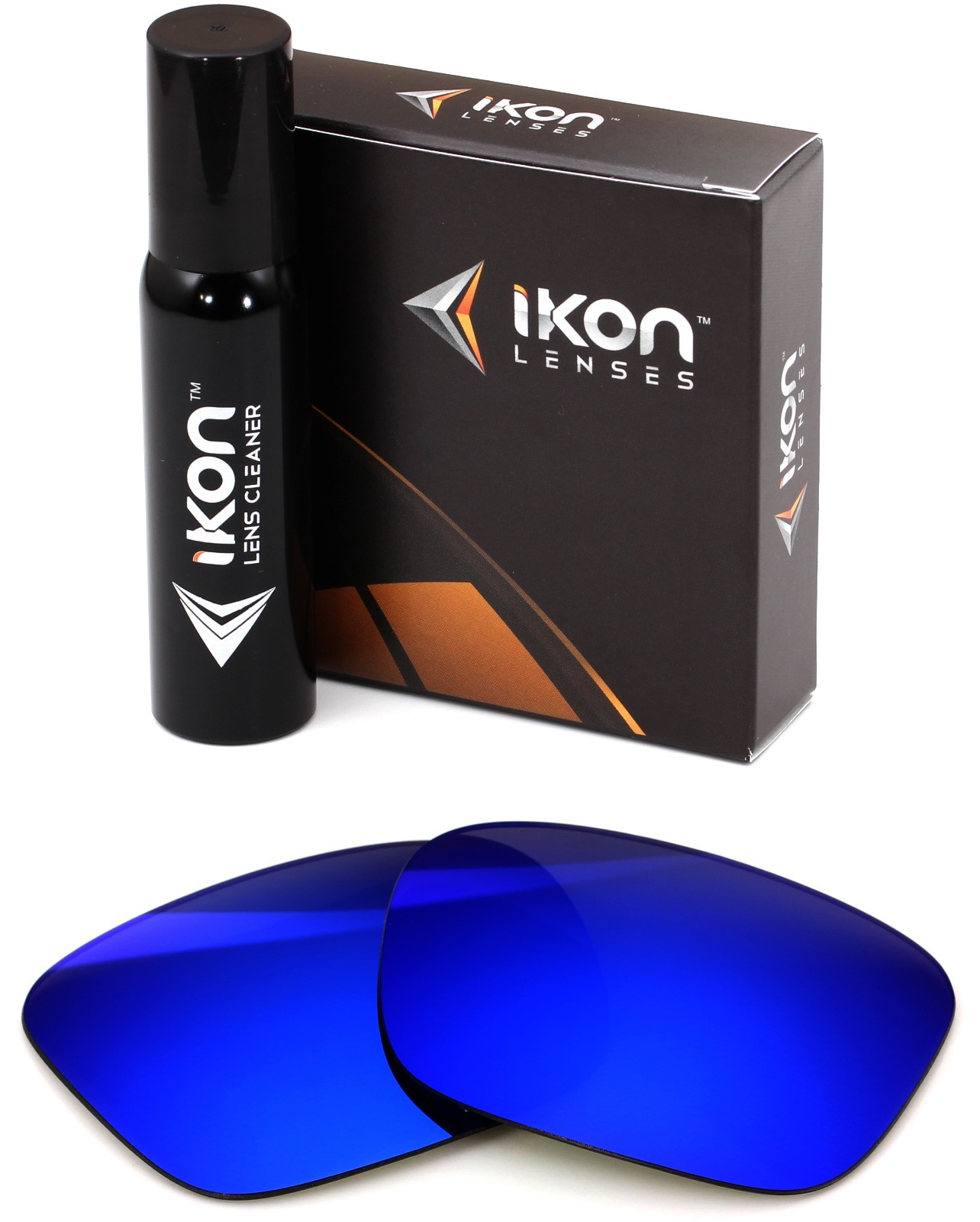Polarized IKON Replacement Lenses Von Zipper Elmore Sunglasses Deep Blue Mirror