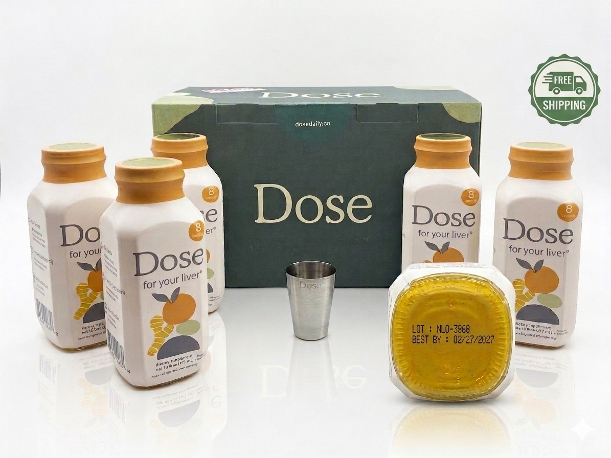 DOSE For Your Liver - Optimal Liver Function/Liver Cleanse 16oz x 6PACK Exp 3/27