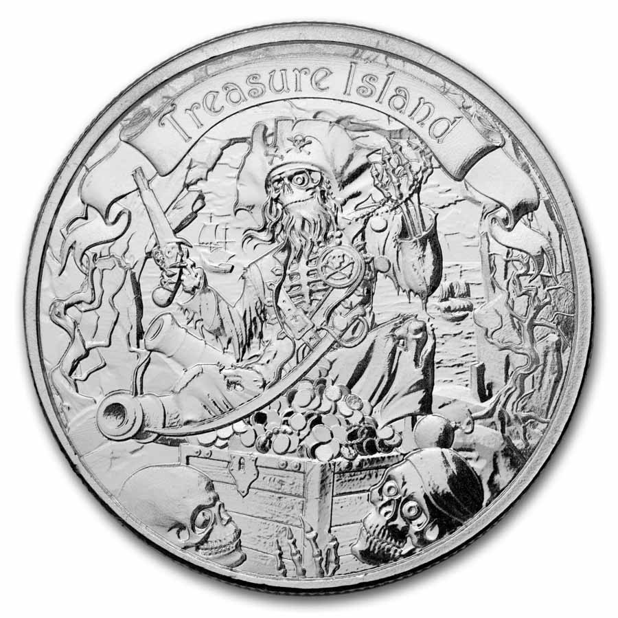 2026 Niue 1 oz Silver Treasure Island BU Coin