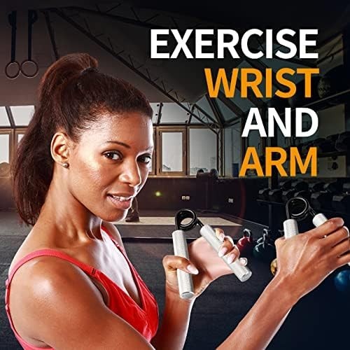 Grip Strength Trainer Set – 6 Pack Hand & Forearm Exercisers