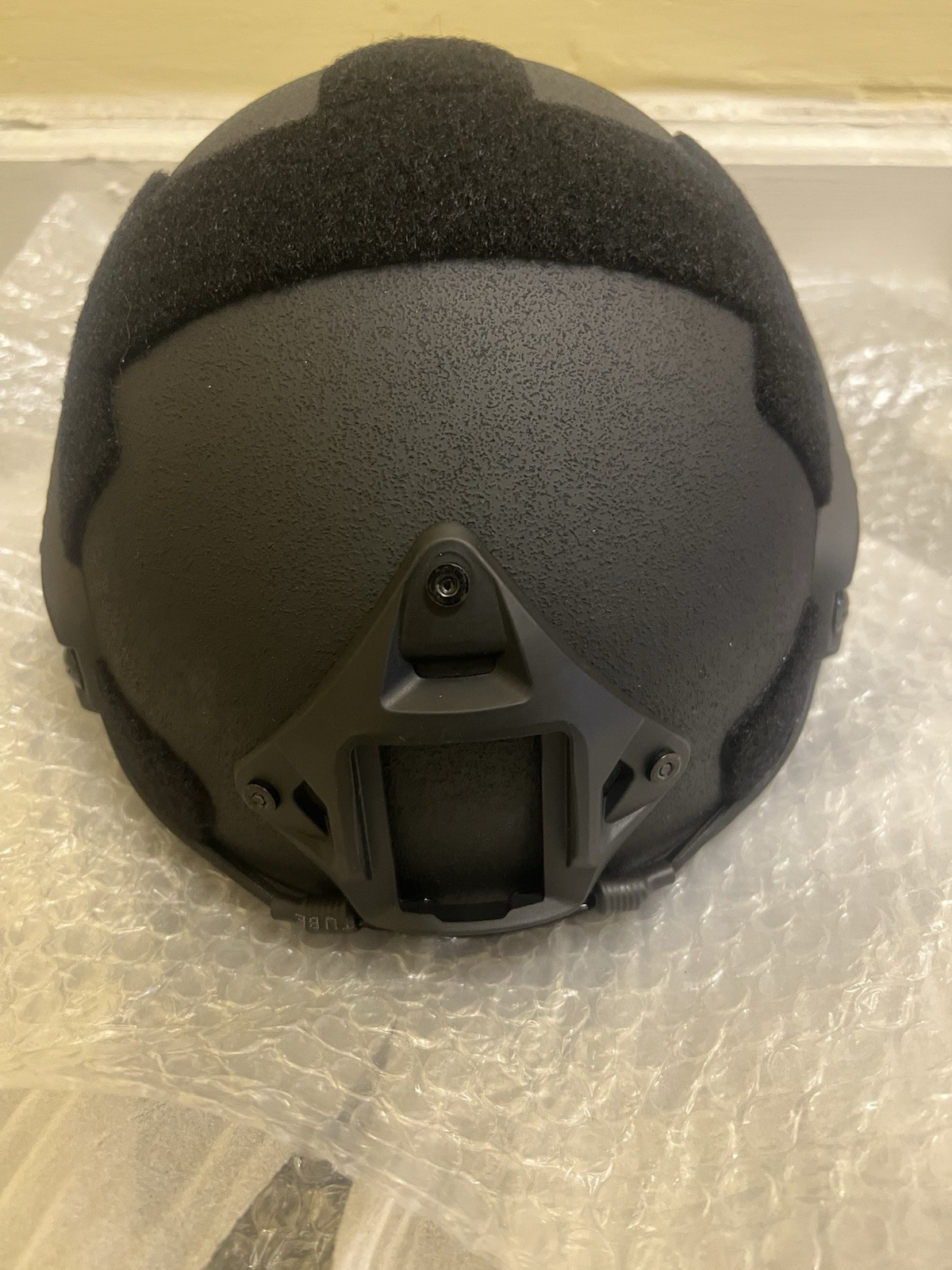 Fast Tactical Helmet Black with Hook & Loop Fasteners HW105809 W04-03 XLarge