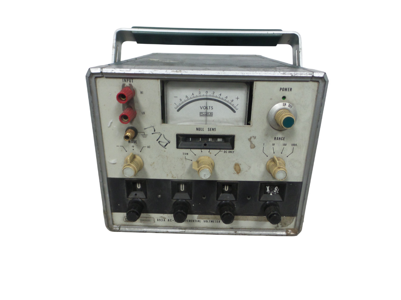 Fluke 893A AC-DC Differential Voltmeter - Free Shipping