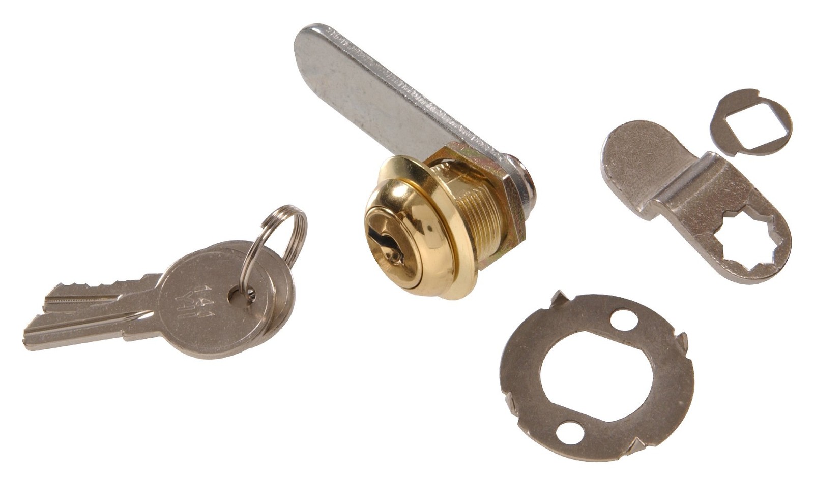 Keyed Alike Door Utility Cam Locks Brass 1/2 Inch Security Hardware 853103
