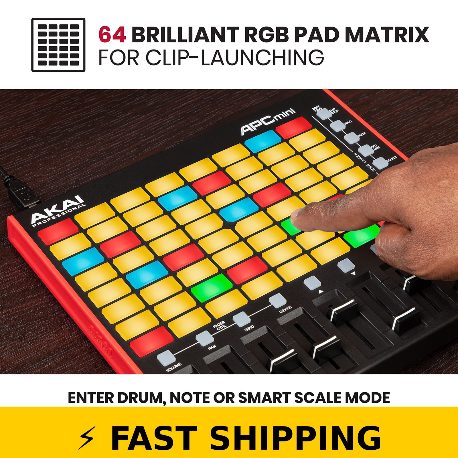 Akai Professional APC Mini MK2 USB MIDI Controller for Ableton Live