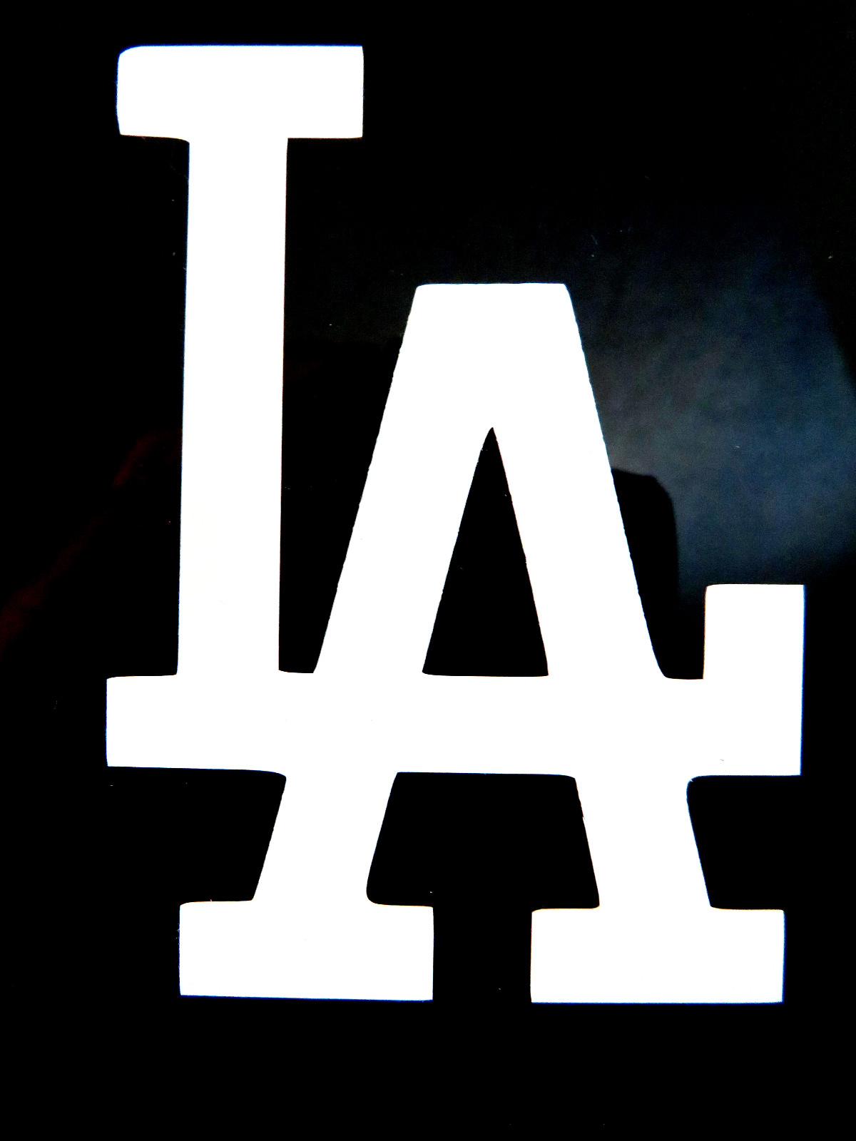 LA Dodgers Logo 4x4 White Vinyl Decal Sticker For Any Surface Waterproof 3/24