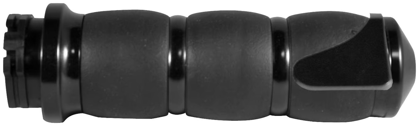 Avon Velvet Air Cushion Grips with Throttle Boss - Black Anodized AIR-96-BOSS