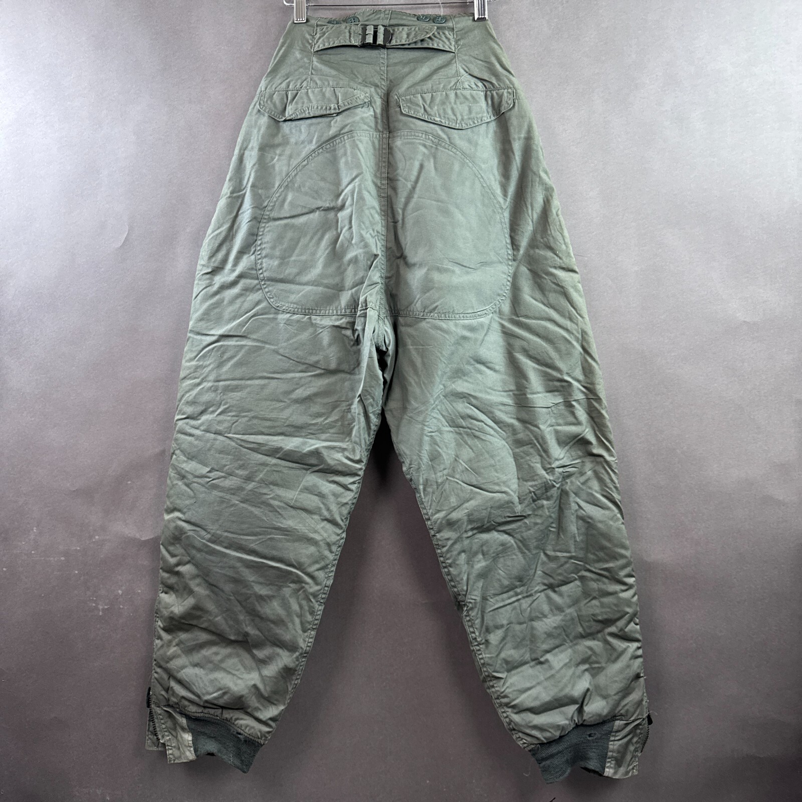 US Military Pants Mens 28 Green Extreme Cold Weather Trouser USAF Flyer Pilot