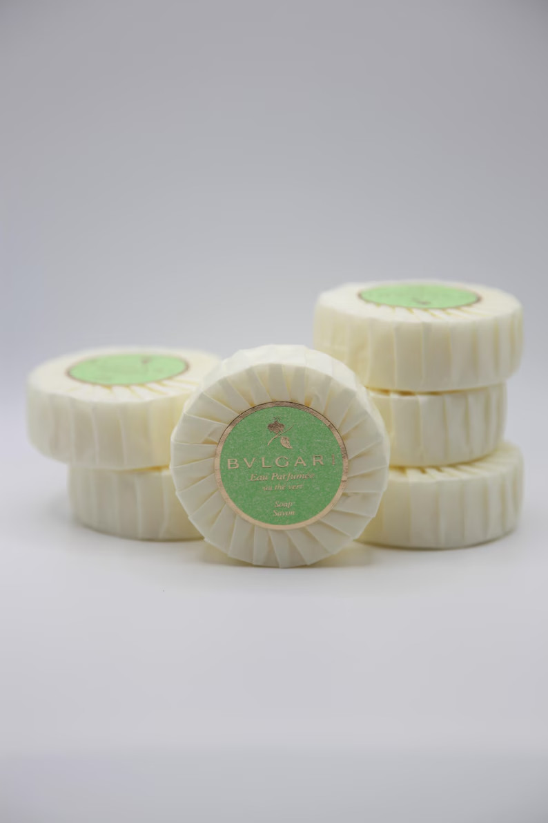 BVLGARI au thé Vert ( Green Tea ) Soap - 1.7oz / 50g Pack Of 3 NEW