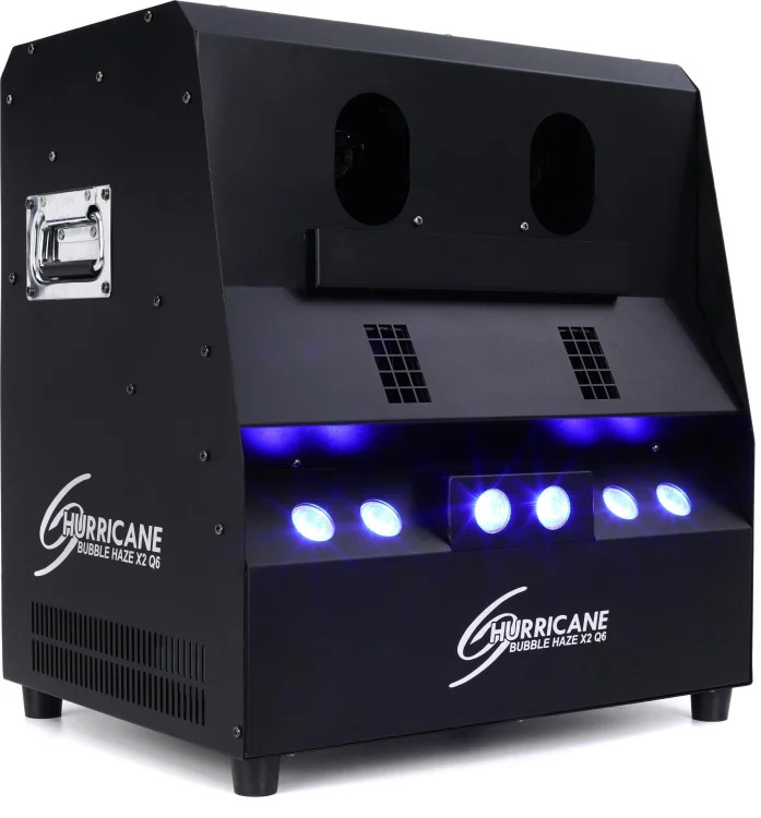 Chauvet DJ Hurricane Bubble Haze X2 Q6 RGB+UV LED Bubble Haze Machine