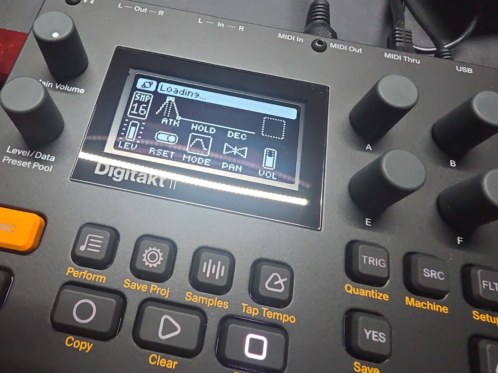 Elektron Digitakt 2 II Digital Drum Machine - With Deck Saver