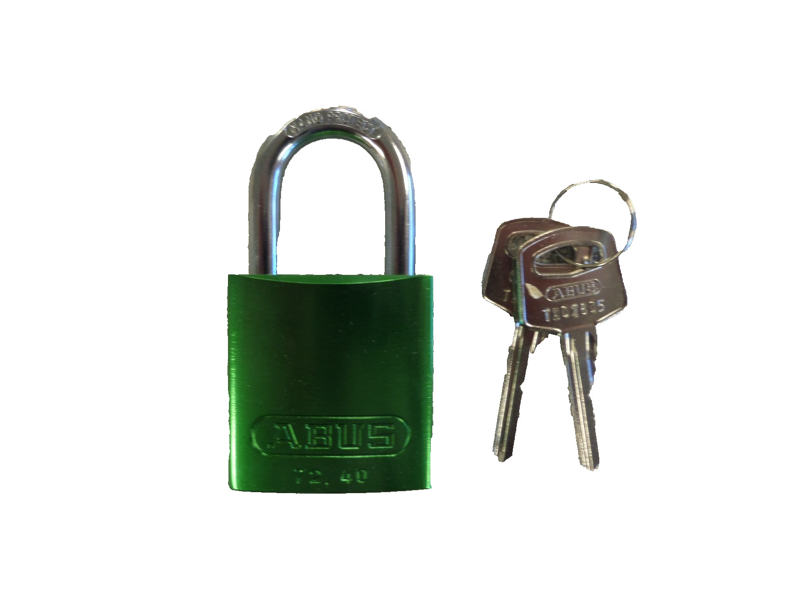 ABUS 72/40 SERIES GREEN 6 PIN ALUMINUM BODY PADLOCK