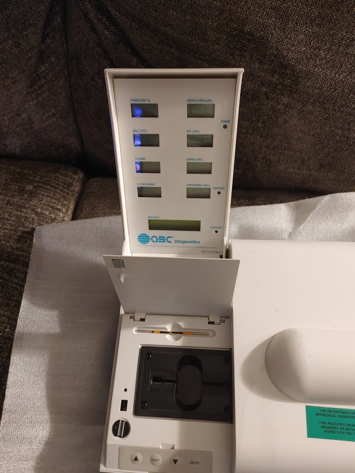 QBC AUTOREAD ANALYZER 429576 WITHOUT SUPPLY Unit