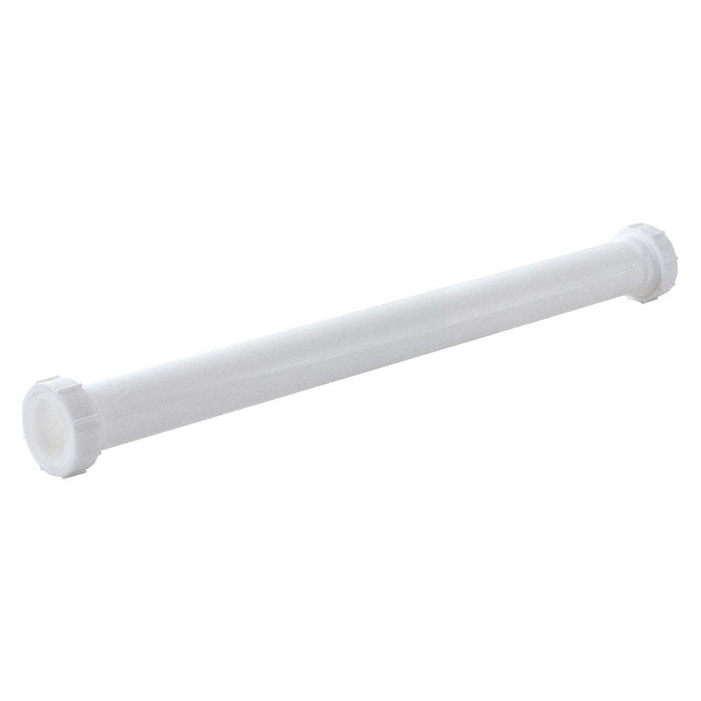 GRAINGER APPROVED 35330 Double End Extension Tube,White Drain 444J33