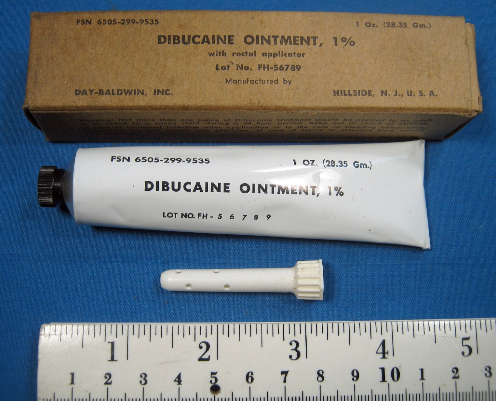 G.I. VIETNAM DIBUCAINE OINTMENT 1% NEW FREE SHIPPING     26