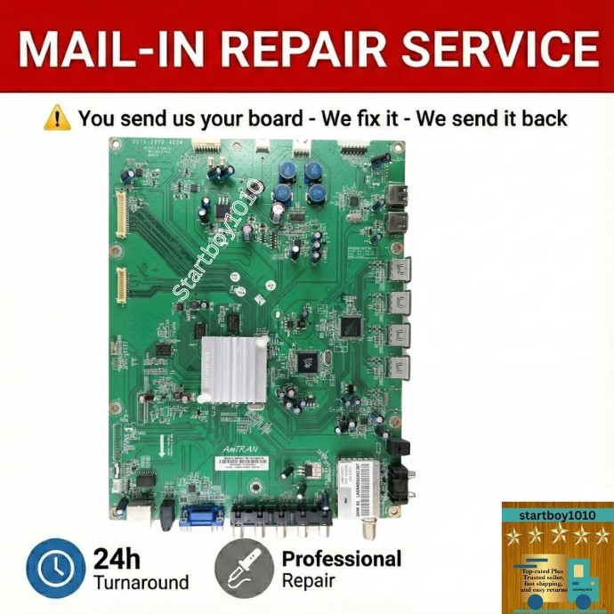 Repair Service Vizio M3D650SV Main Board 3665-0042-0150 0171-2272-4234