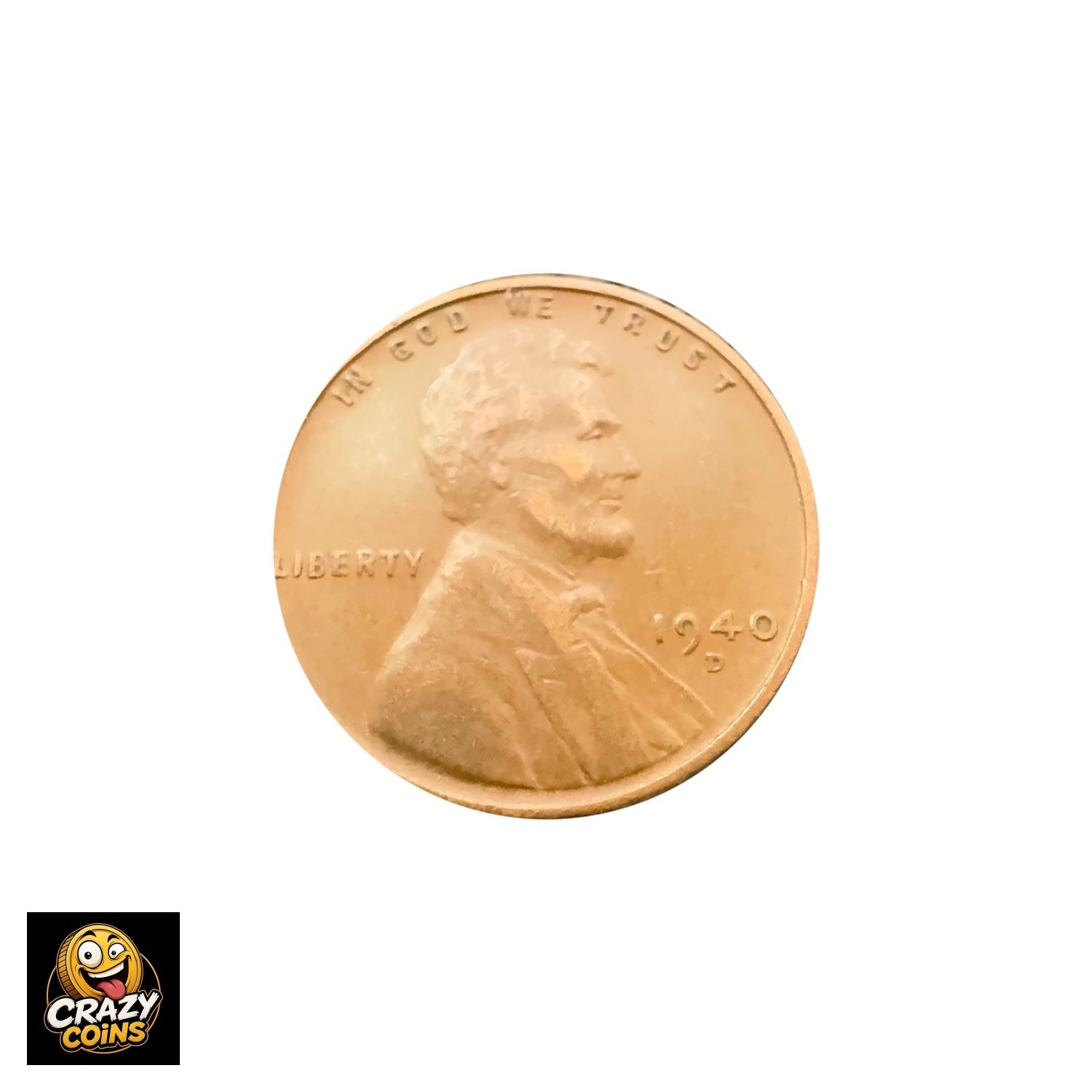 1940-D Lincoln Wheat Cent One Cent Circulated US Collector Coin Penny
