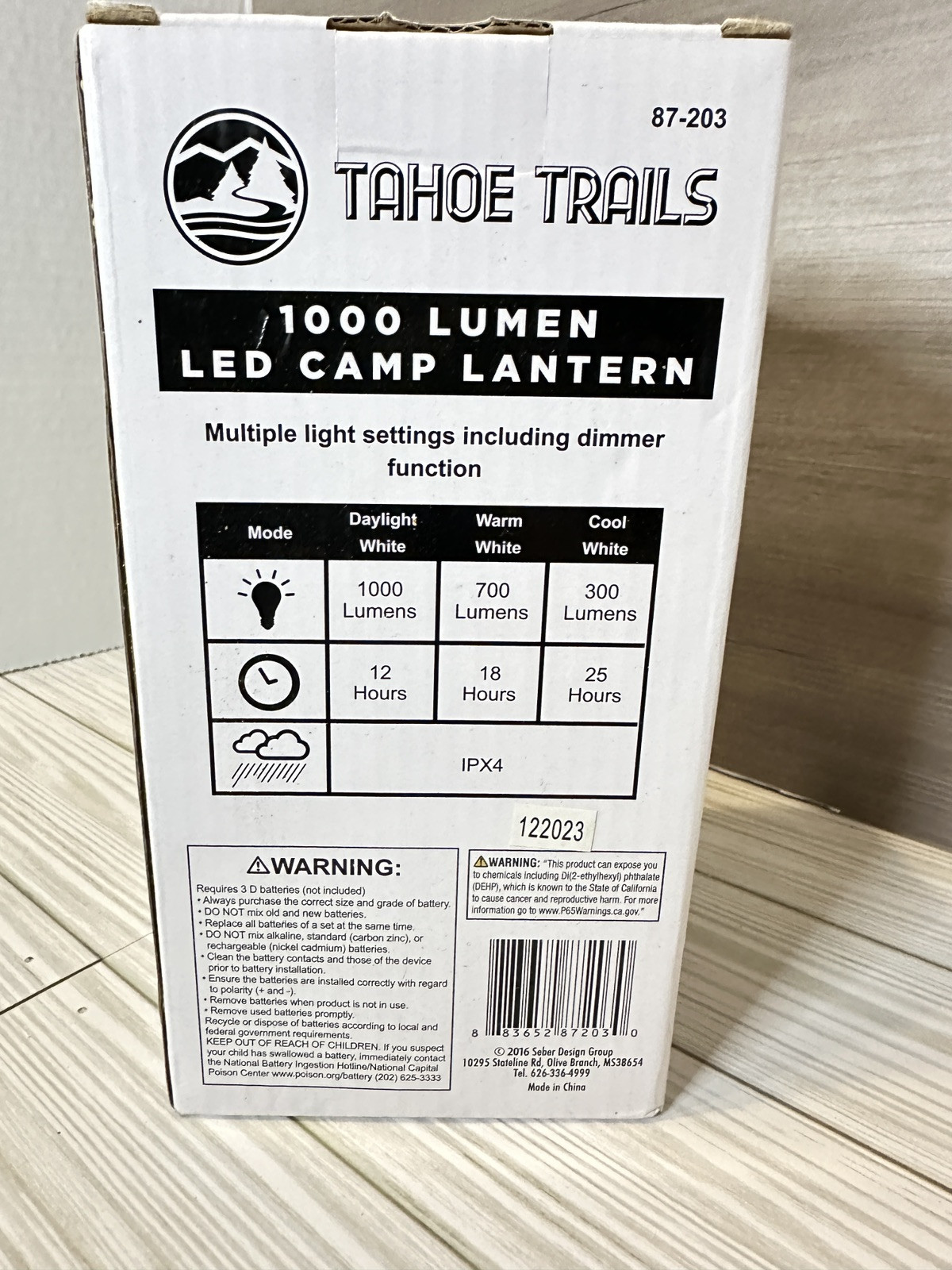 Mountain Dew MD-OG (Tahoe Trails 1000 Lumen LED Camping Lantern)