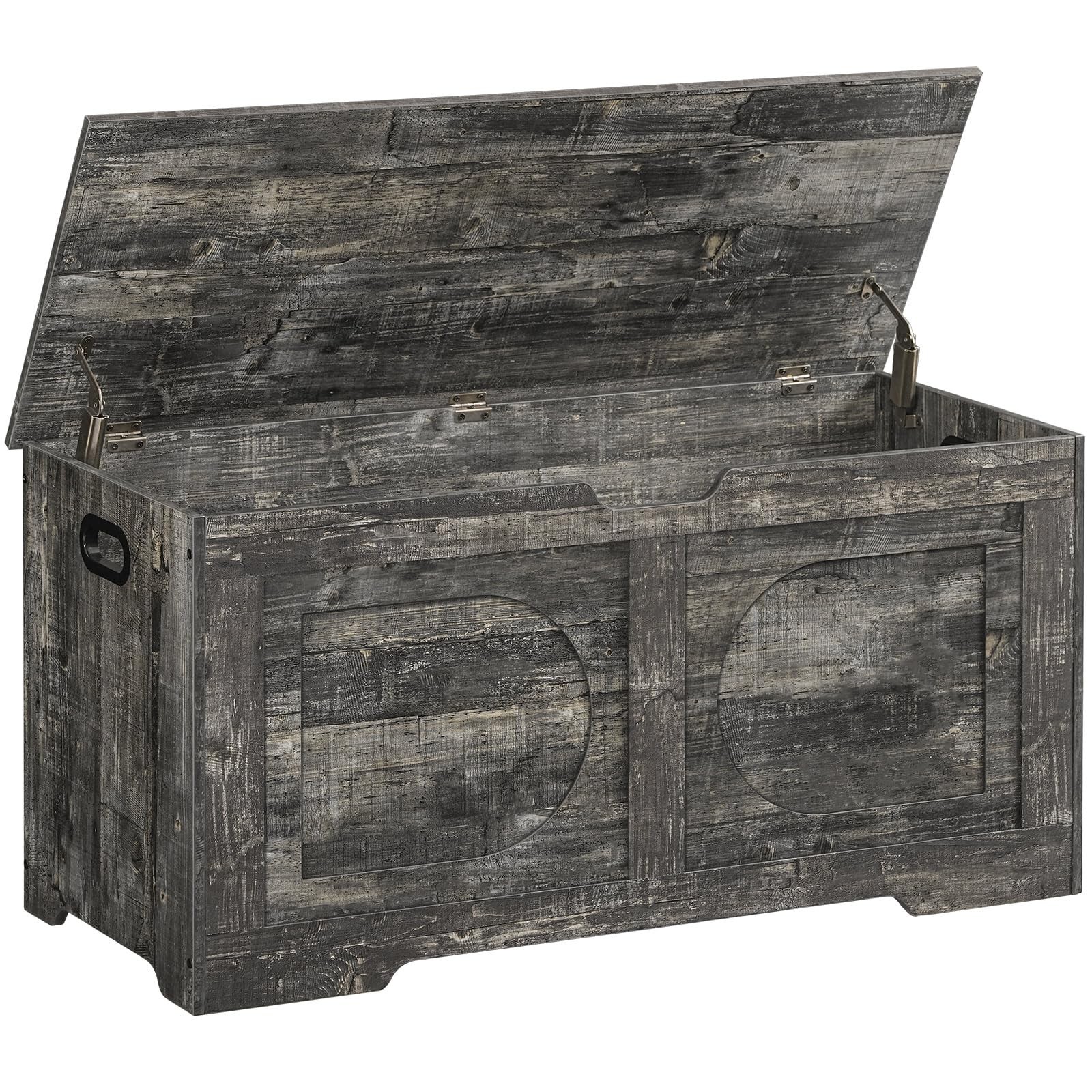 MAHANCRIS Storage Chest, 39.4” Toy Box, Entryway Storage Trunk, Shoe Bench with