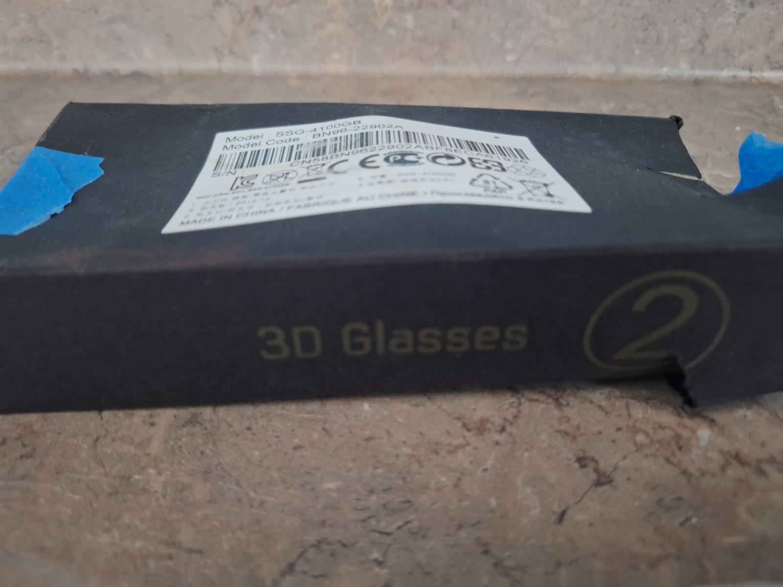 Samsung Smart TV 3D Glasses SSG4100GB - ONE PAIR