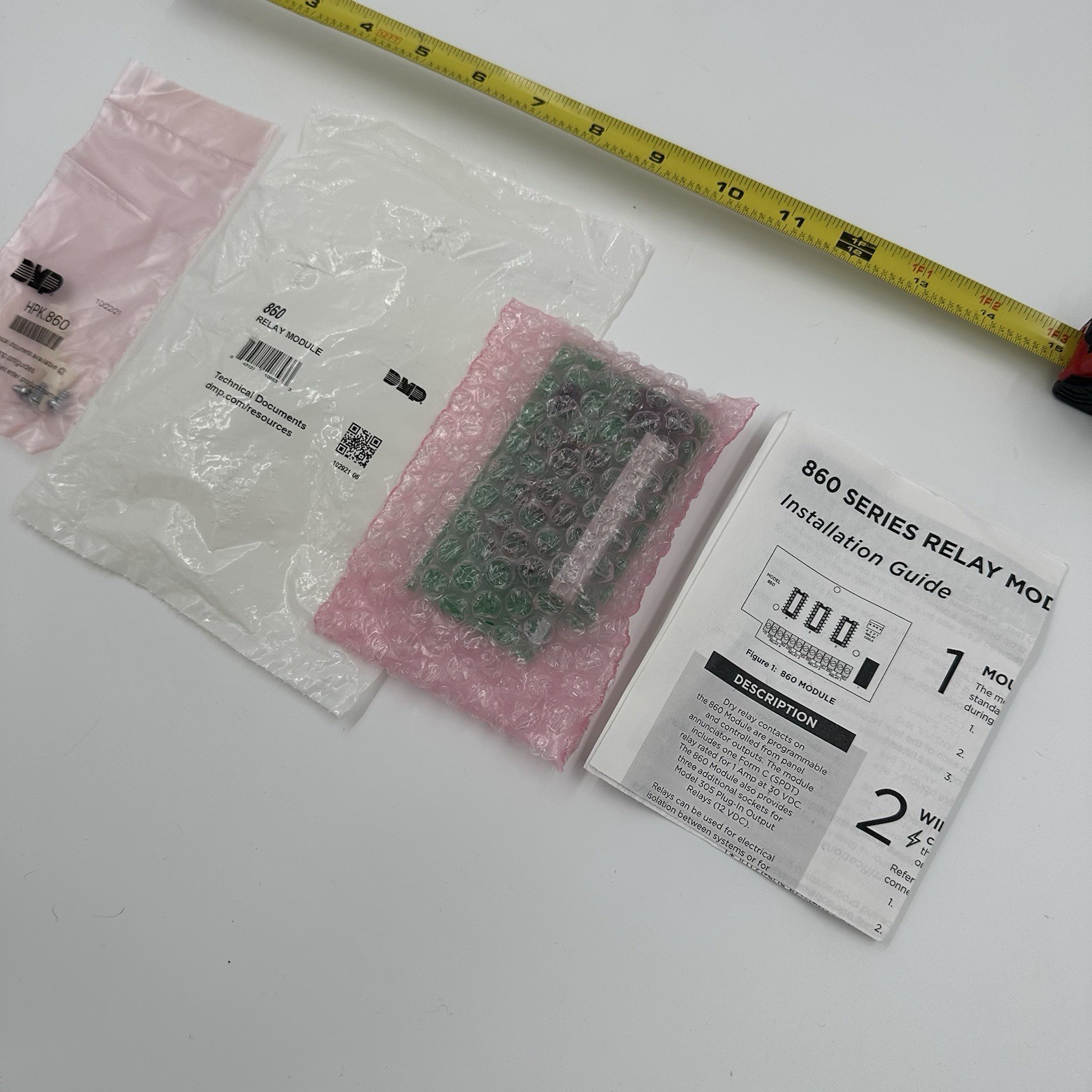 DMP 860 Relay Module Alarm Output Board w/ Hardware HPK.860 New Open Pkg