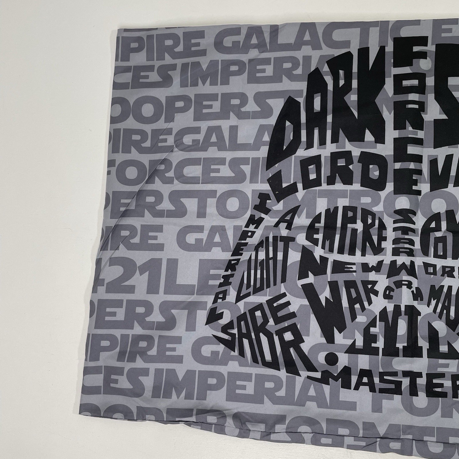 Star Wars Storm Trooper Darth Vader Reversible Pillowcase Black White Gray