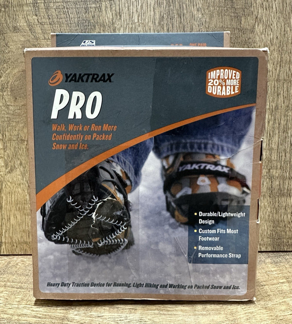 Yaktrax Pro Traction black cleats for snow and ice size XL