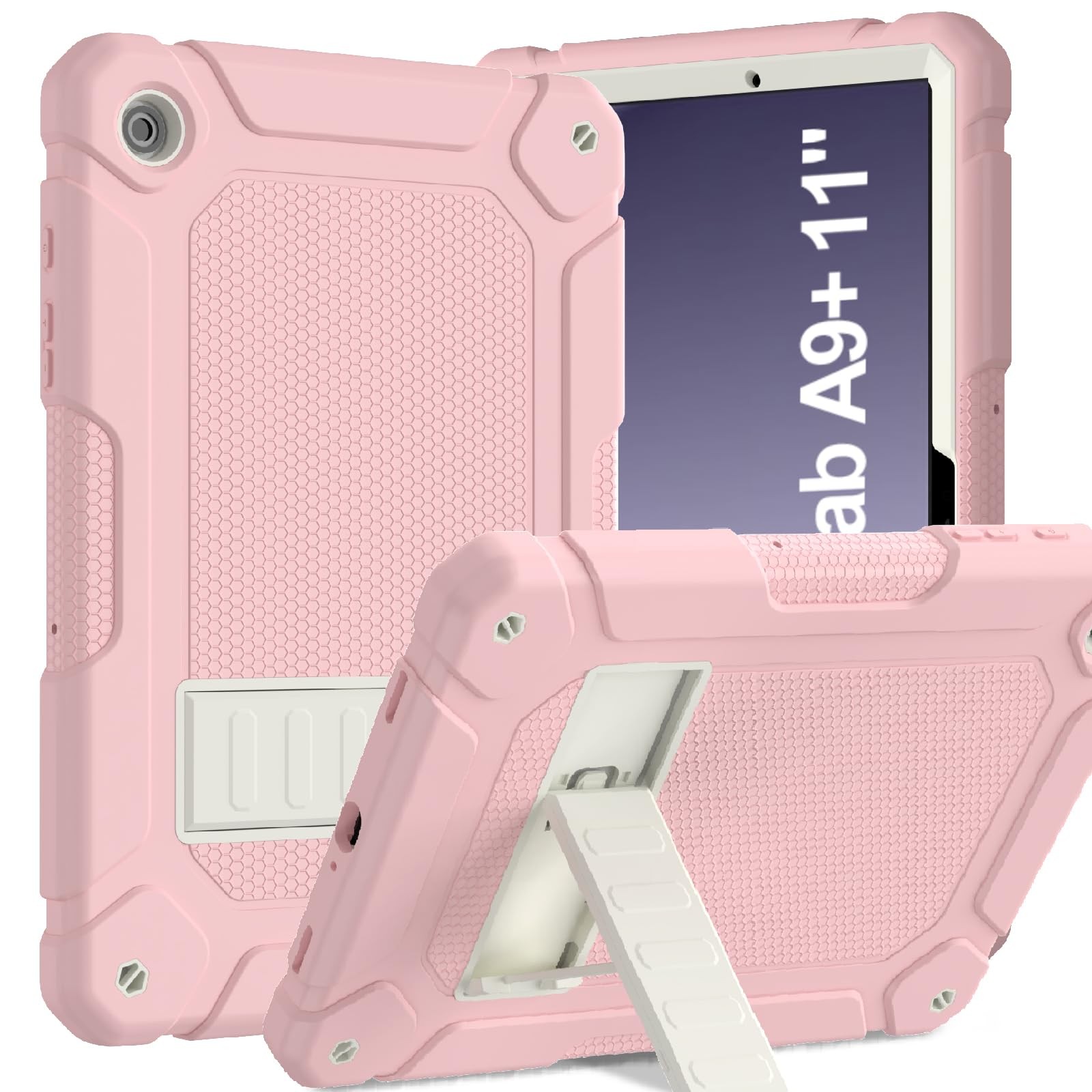 BMOUO for Samsung Galaxy Tab A9+ Plus Case 11 Inch 2023 11, Pink