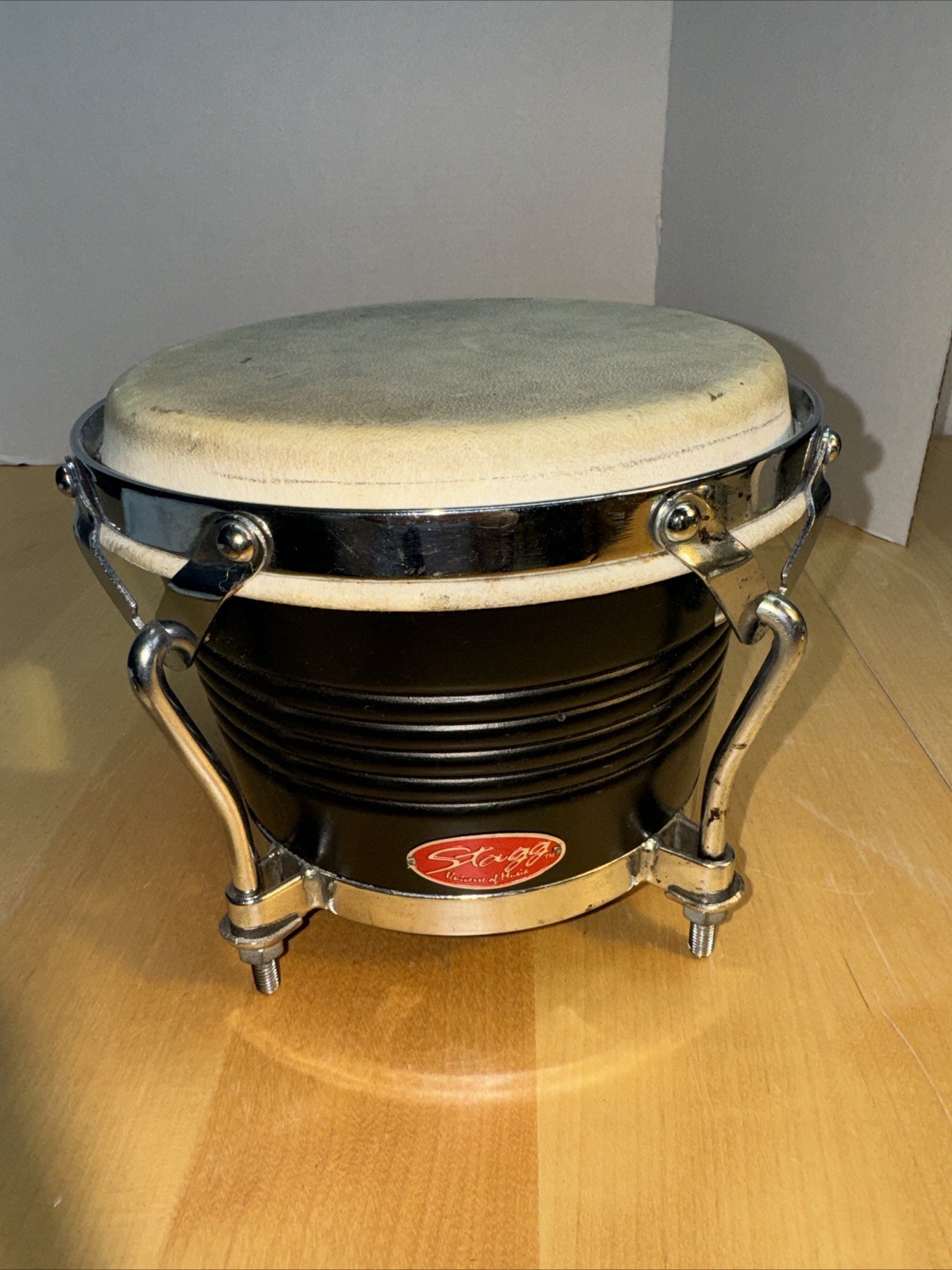 Stagg BW-200-BK Quality Wood Single Bongo Black Finish