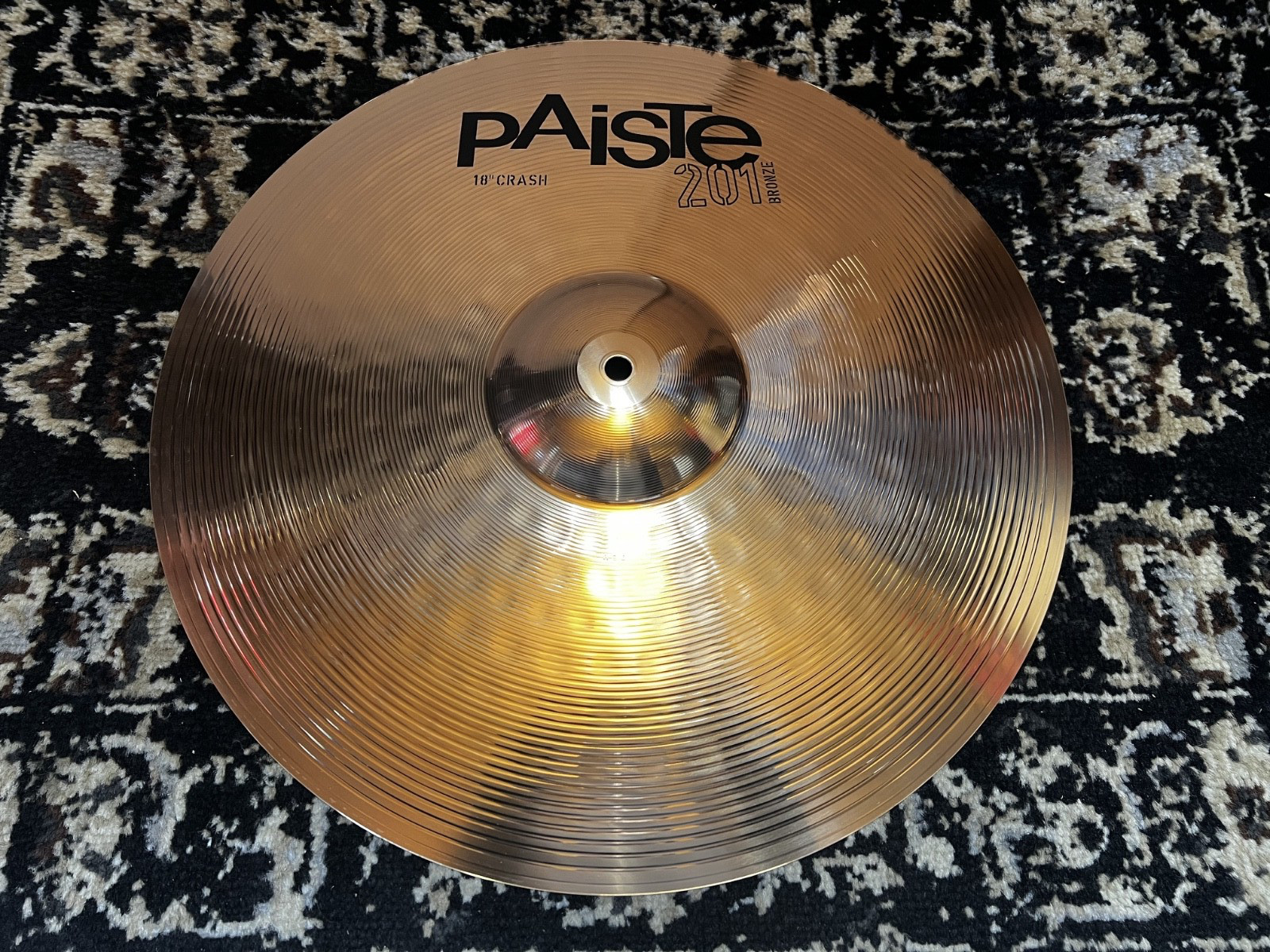 Paiste 18" 201 Bronze Crash Cymbal - Traditional
