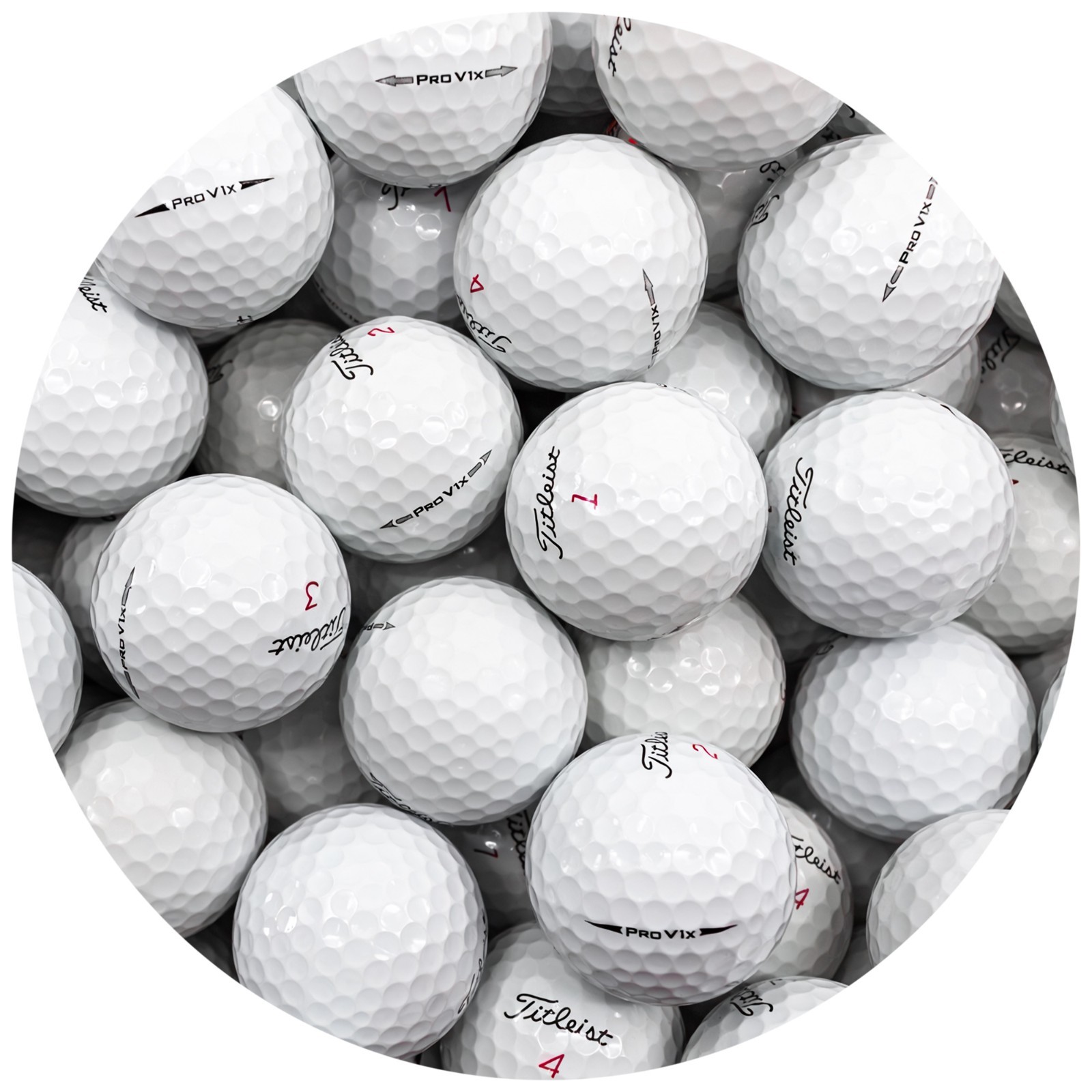 Titleist Pro V1x Mix Used Golf Balls Mint 120 Pack