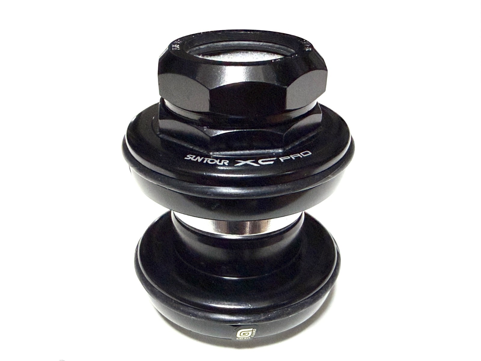 NOS SUNTOUR XC PRO Headset 1" Threaded JIS Black 27.0mm Grease Guard