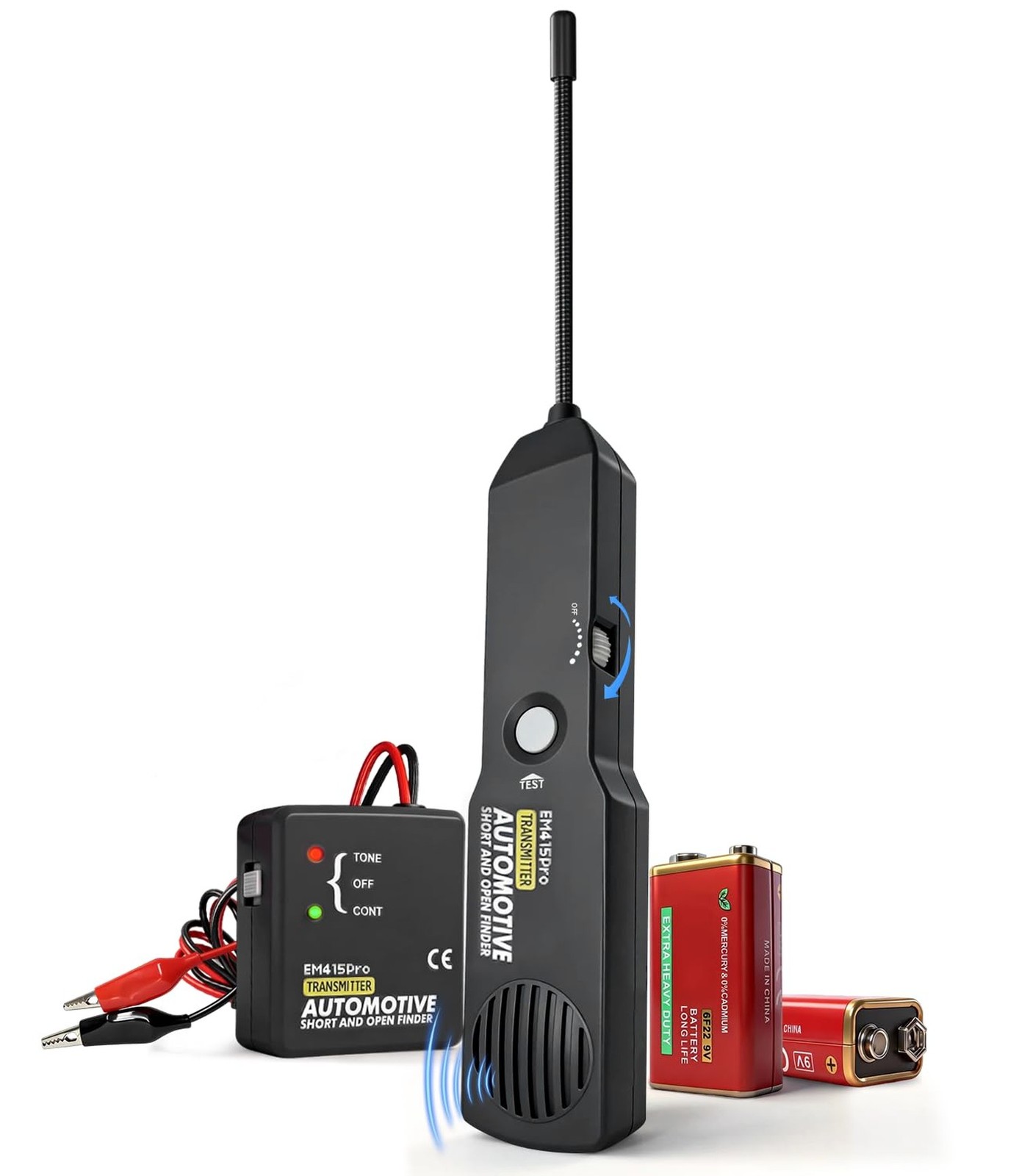 EM415Pro Wire Tracer Electrical Automotive Open & Short Finder With Battery, ...