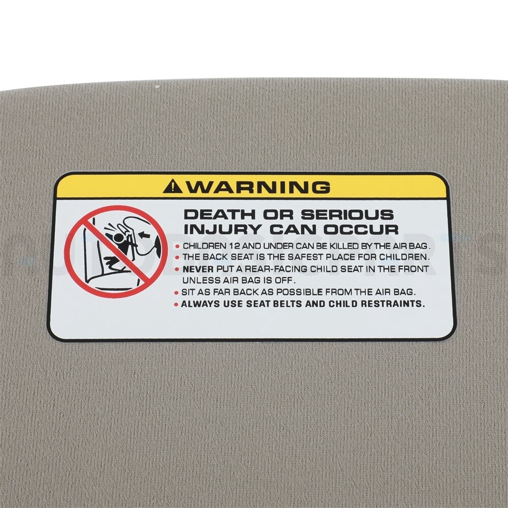 For 2002-2010 Dodge Ram 1500 Right Passenger Side Sun Visor Gray