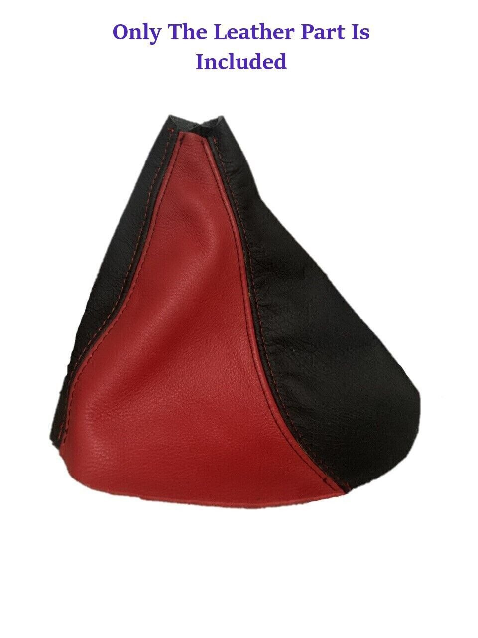 For Hummer H3 2006-2010 New Red & Black Genuine Leather Shift Boot Cover