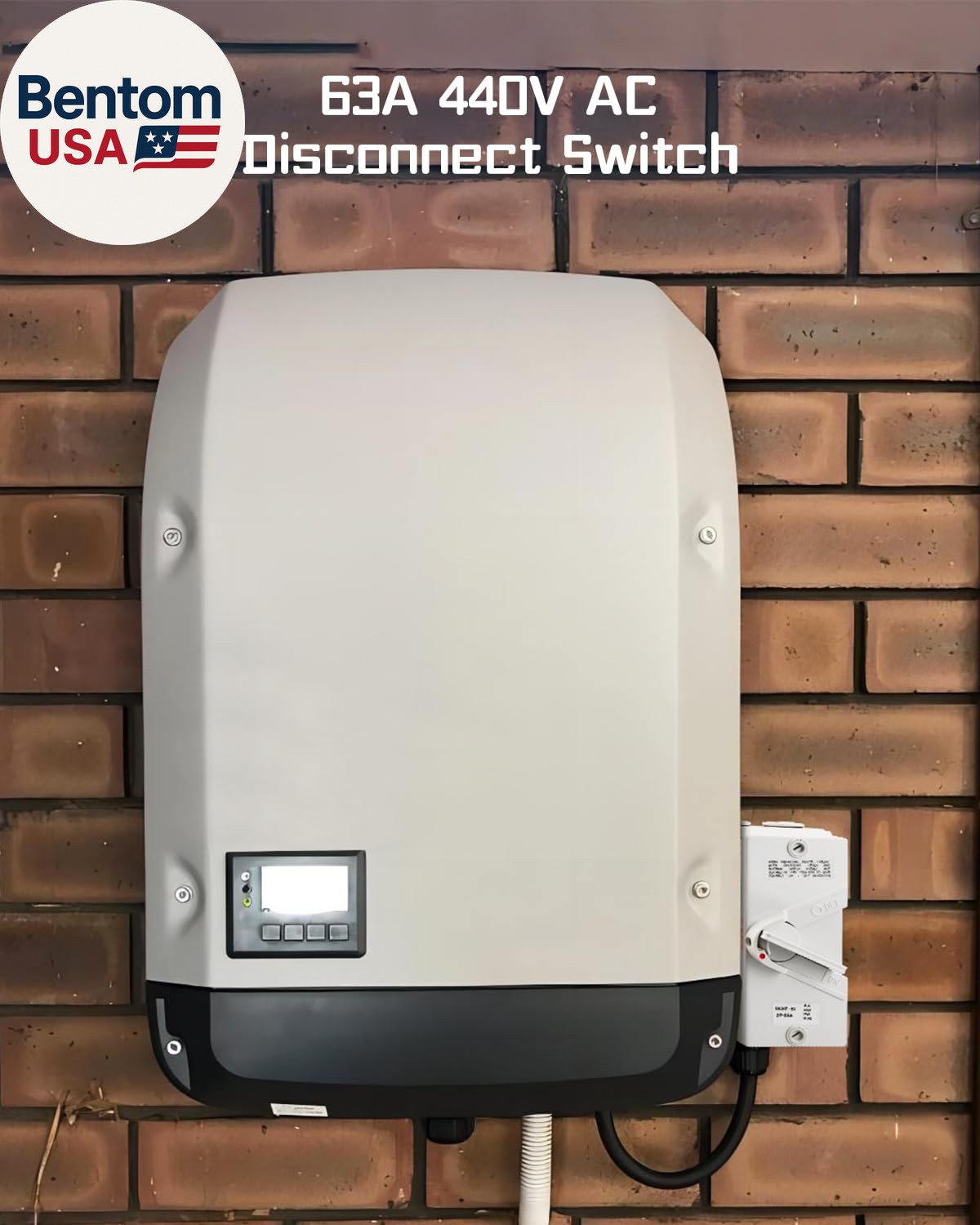 Universal Disconnect Switch 2 Phase 63A 440VAC, Also for 60 Amp Disconnect Break