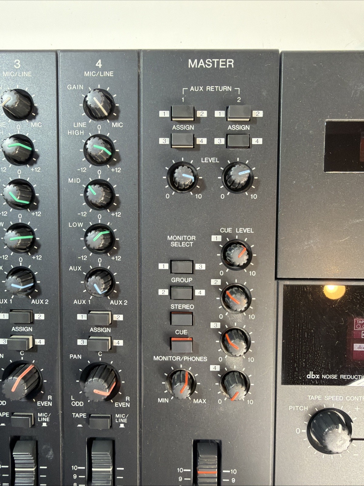 Yamaha MT4X Multitrack Cassette Recorder. Tested powers on functionality unknown